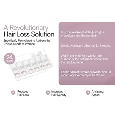 Foltene Pharma Hair & Scalp Treatment For Women (24 Vials)