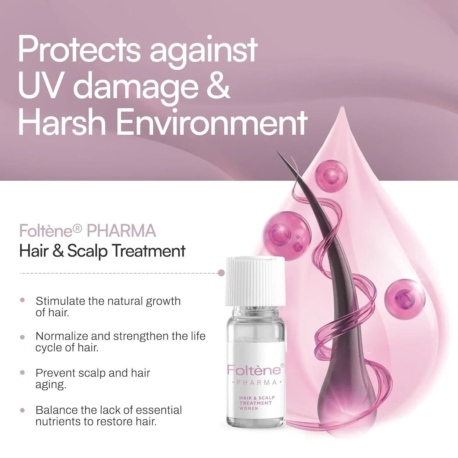 Foltene Pharma Hair & Scalp Treatment For Women (24 Vials)