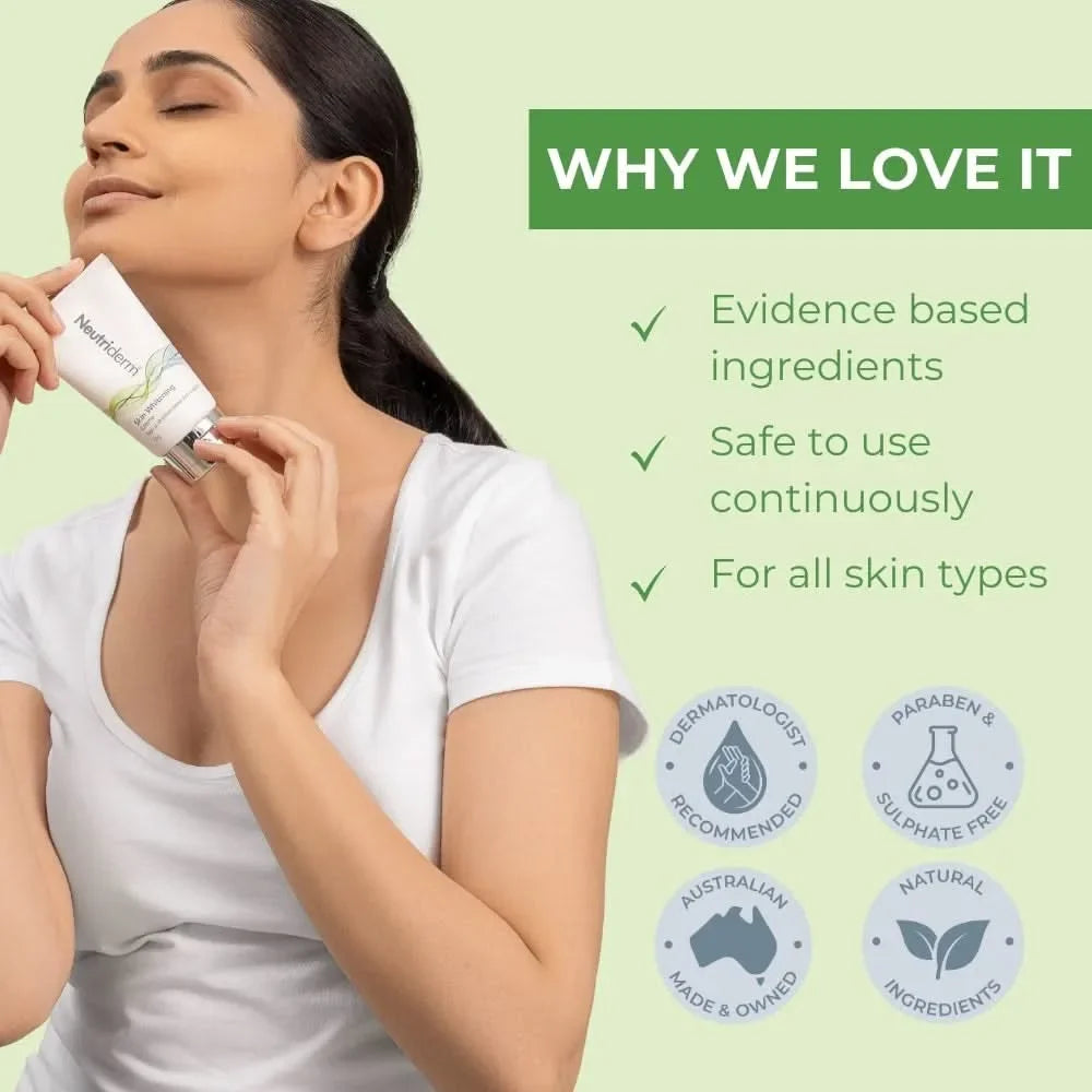 Neutriderm Cream Skin Whitening Cream for Uneven Skin Tone, Nourishment (All Skin) 50g