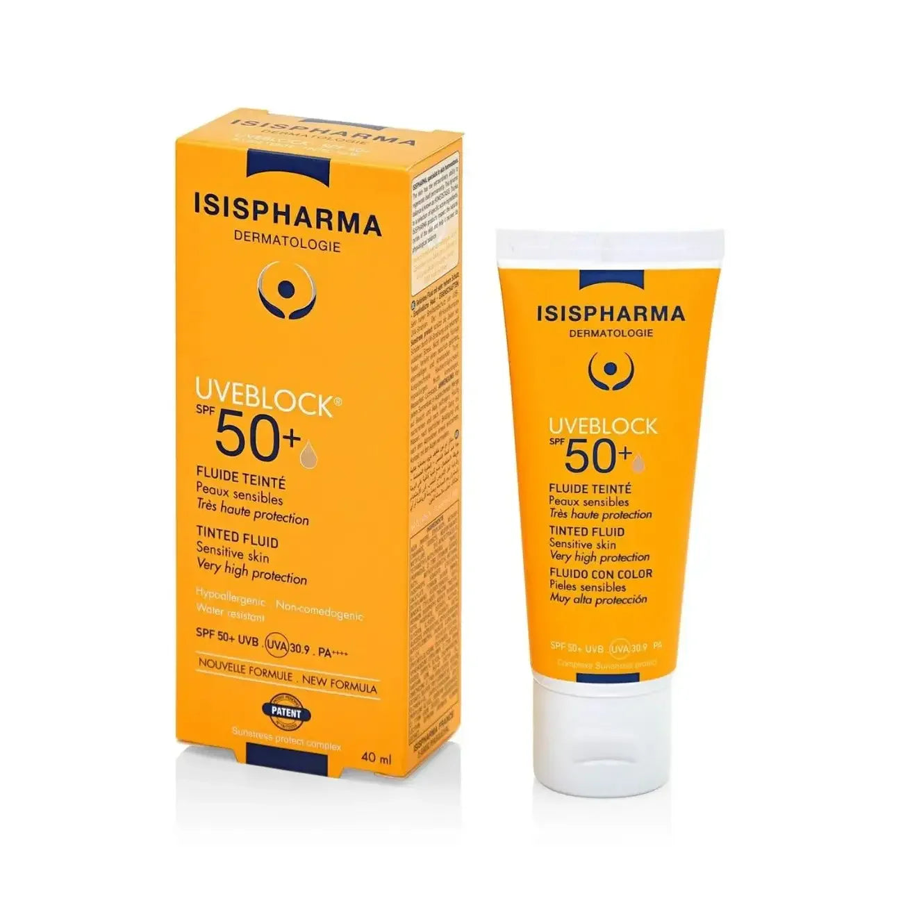 Isispharma UVE Block SPF 50+ Tinted Fluid 40ml