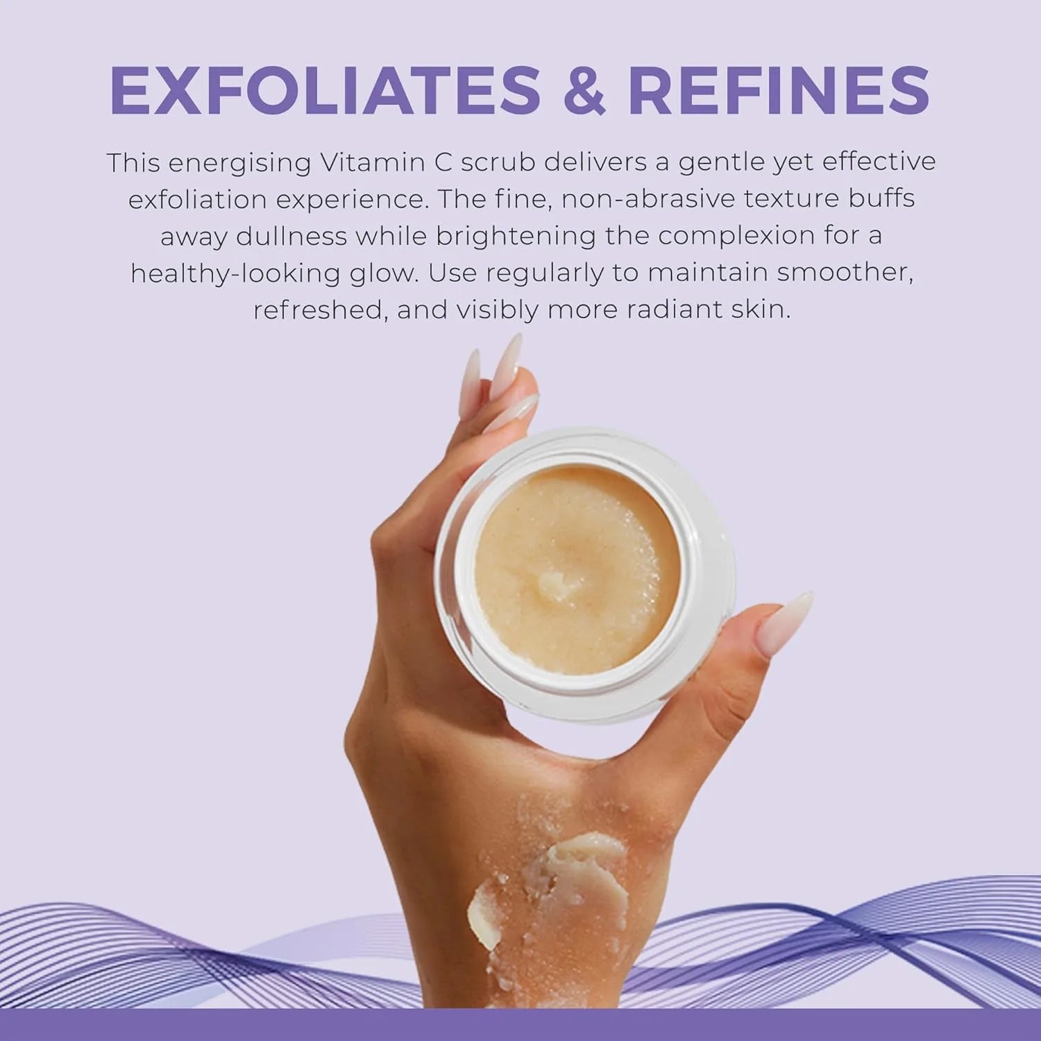 Neutriderm C Scrub - Vitamin C Facial Exfoliator, Gentle Anti-Aging Scrub for Skin Discoloration, Deep Pore Cleanser, Natural Australian Skincare, Suitable for All Skin Types 50gm