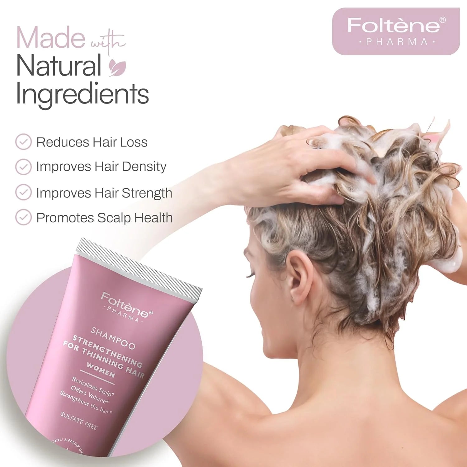 Foltene Pharma Strengthening for Thinning Hair Women Shampoo 200ml