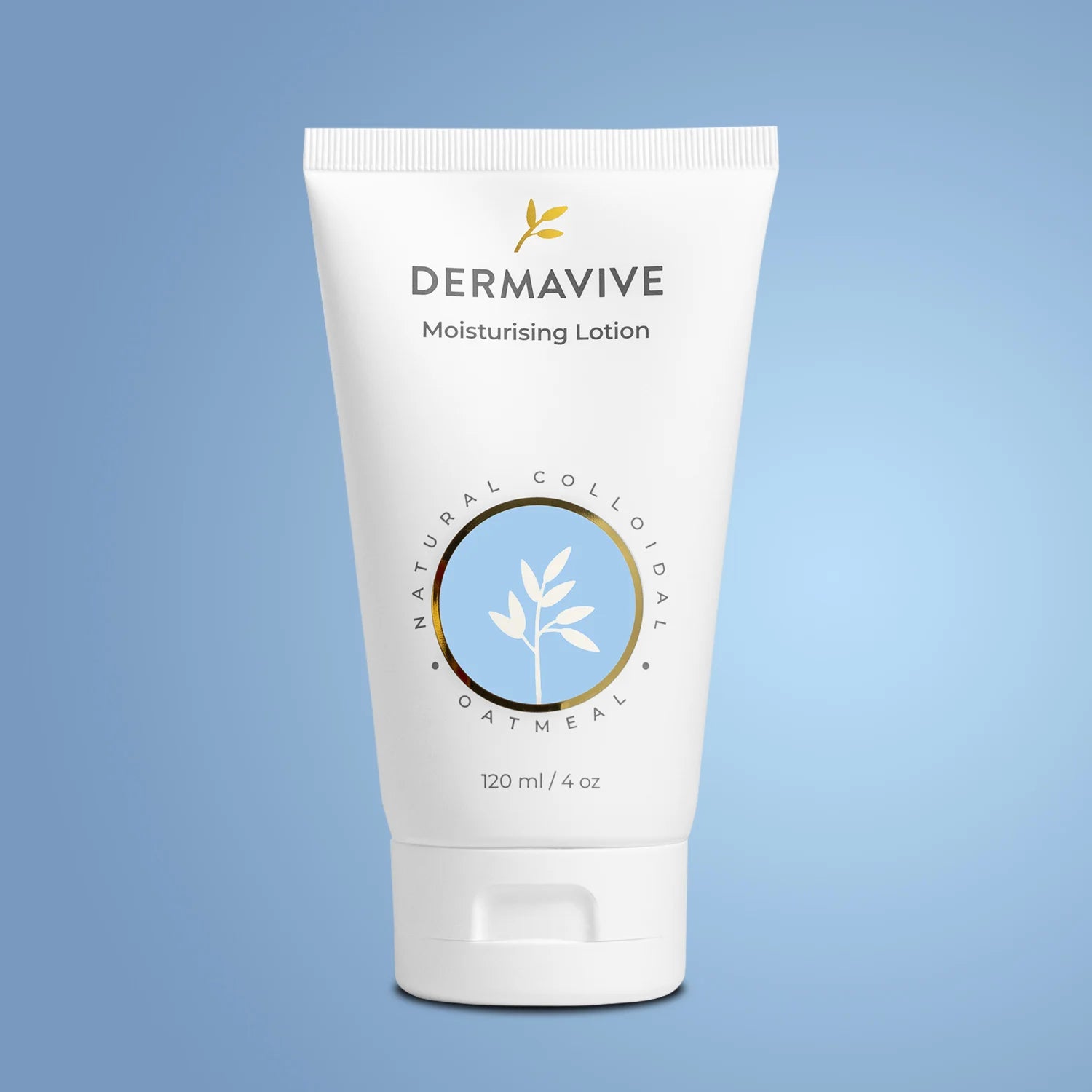 Dermavive Moisturising Lotion | pH Balanced, Non-Greasy and Fast-Absorbing with Natural Colloidal Oatmeal for Dry Skin, 120ml