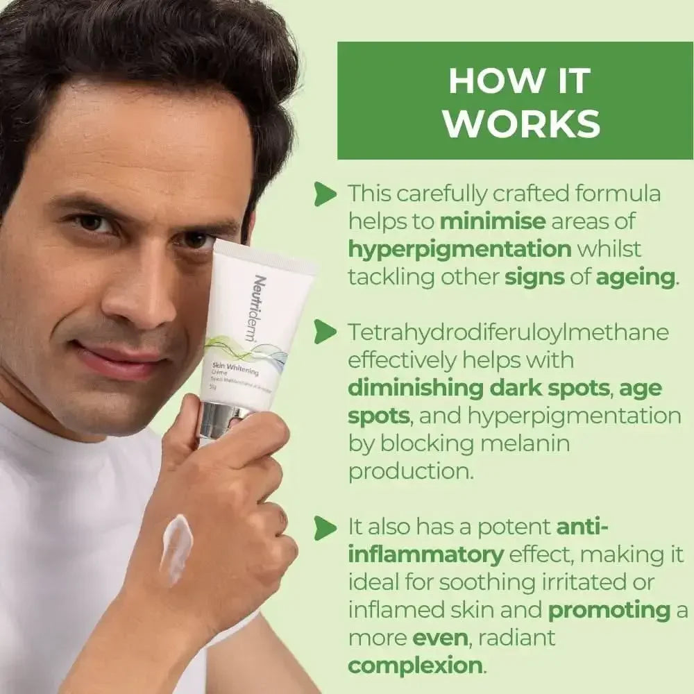 Neutriderm Cream Skin Whitening Cream for Uneven Skin Tone, Nourishment (All Skin) 50g