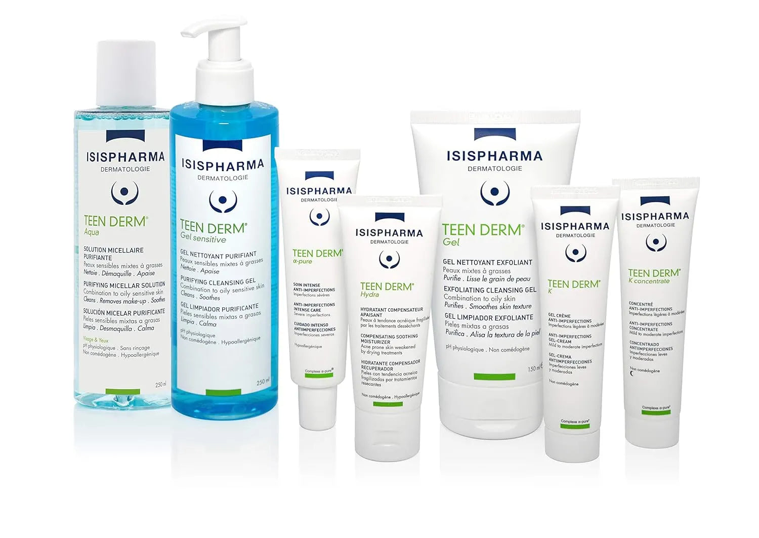 Isispharma Teen Derm K Concentrate Anti-Imperfections Cream for Oily skin with imperfections, Treat severe to serious acne 30ml