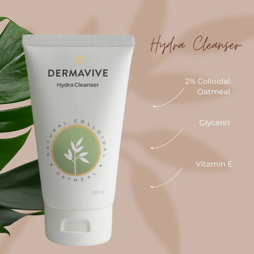 Dermavive Hydra Cleanser Hydrating Face & Body Wash for Dry & Sensitive Skin