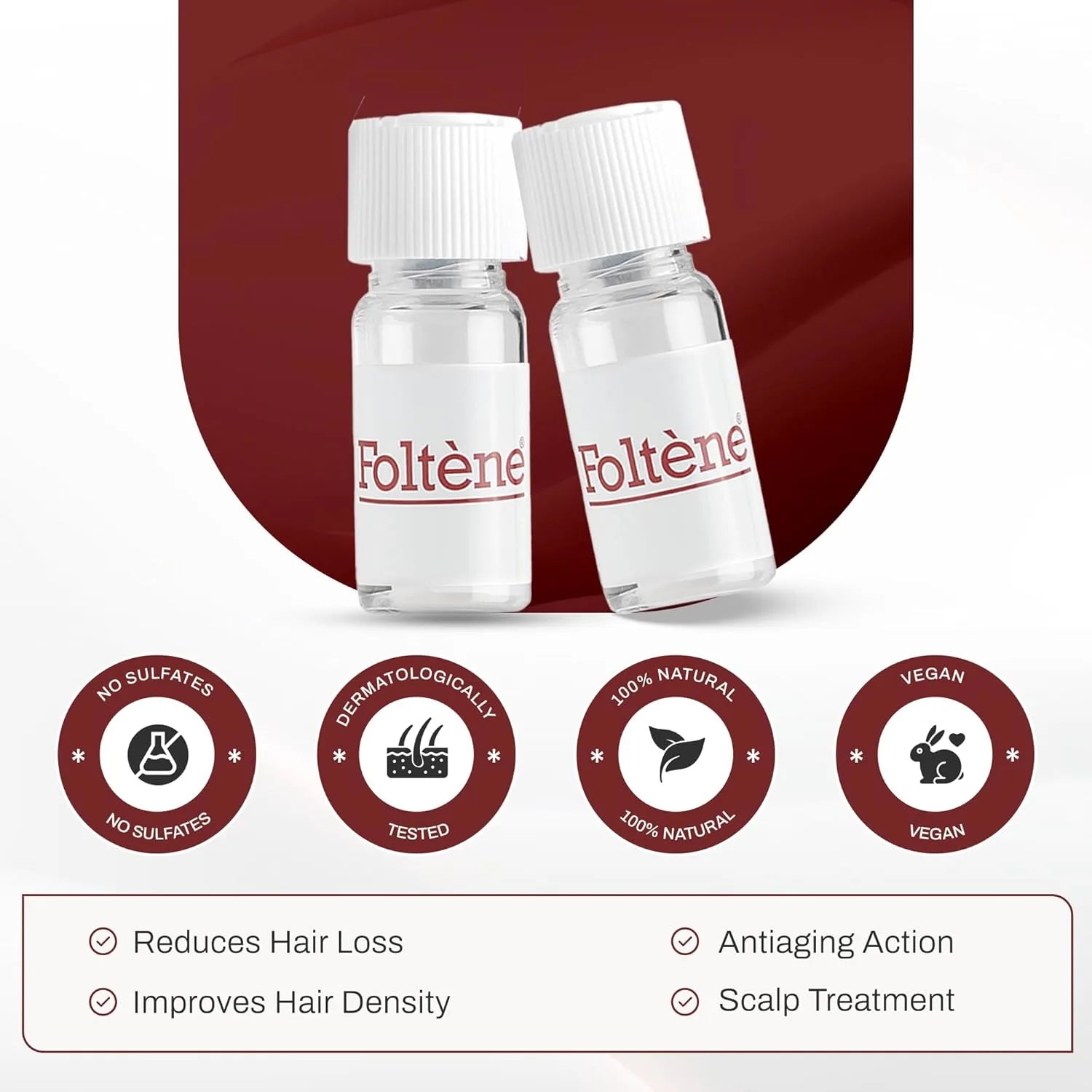 Foltene Pharma Hair & Scalp Treatment for Men Value Pack (24 Vials X 6ml)