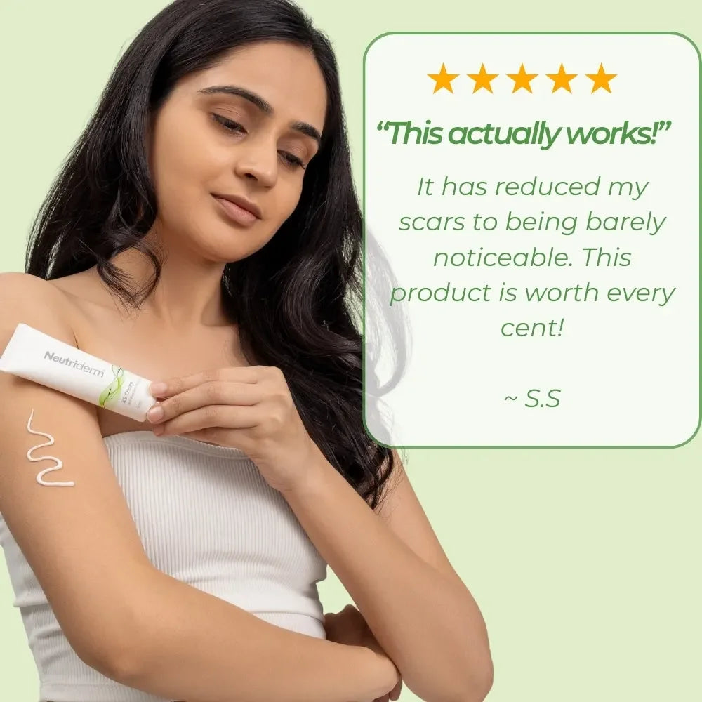 Neutriderm KS Cream – Retinol Cream to Help Improve the Appearance of Scars, Marks and Uneven Skin Texture – Vitamin E & Flower Oil Blend for Smoother, Healthier-Looking Skin 50ml