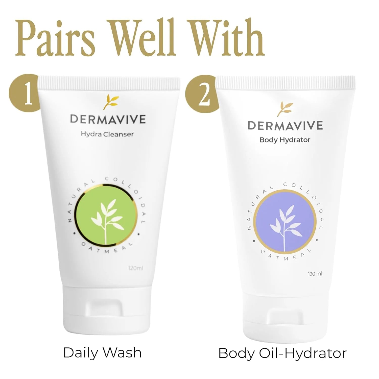 Dermavive Dry Skin Creme - Ultra Nourishing, Fast Absorbing and Full Body Cream for Extremely Dry Itchy Skin 100gm