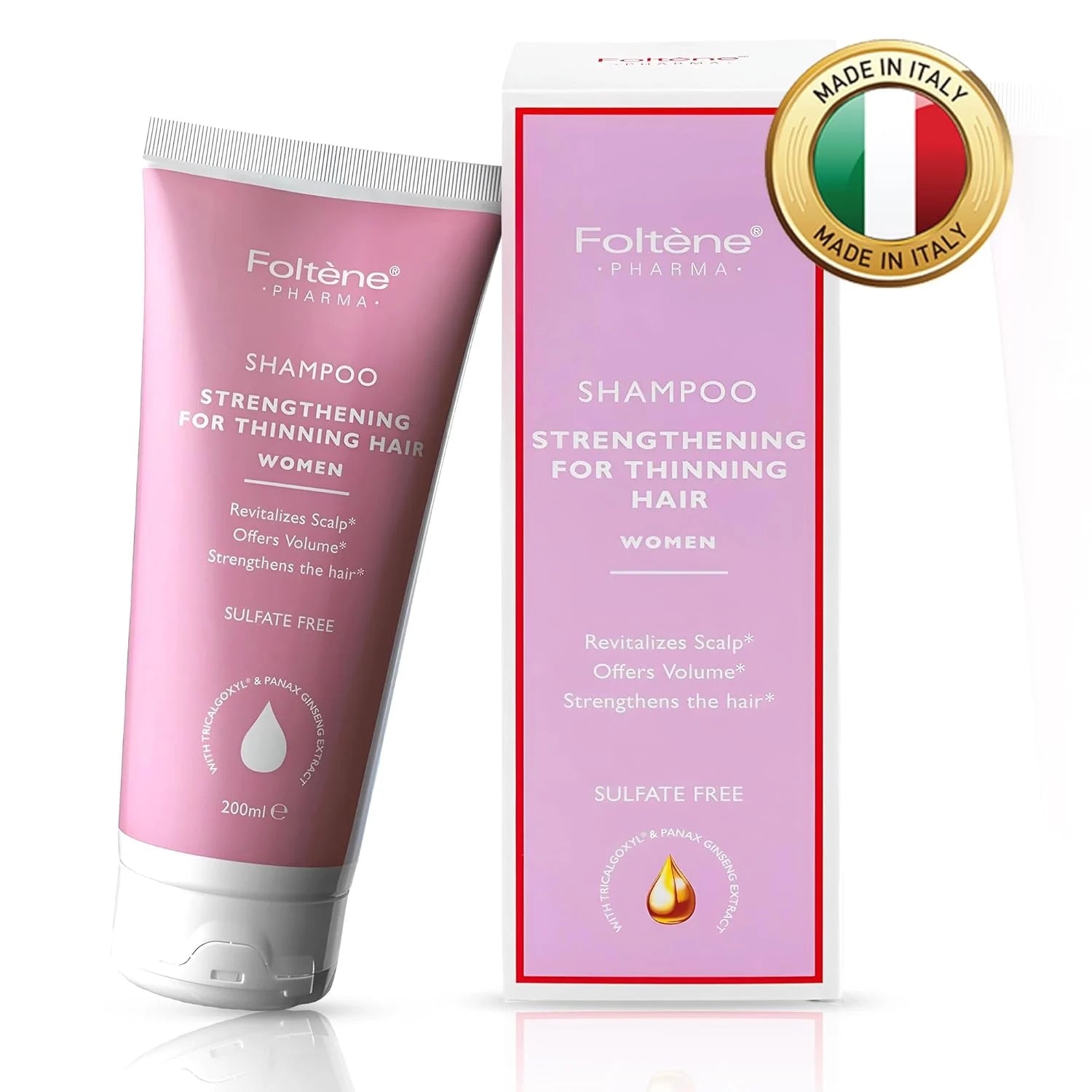 Foltene Pharma Strengthening for Thinning Hair Women Shampoo 200ml